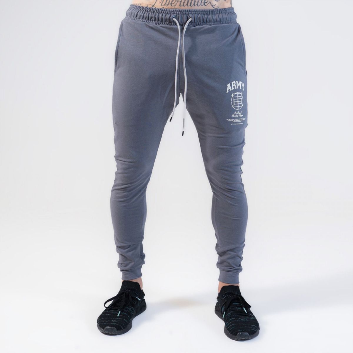 Jogger Moletinho Army Kanji Chumbo