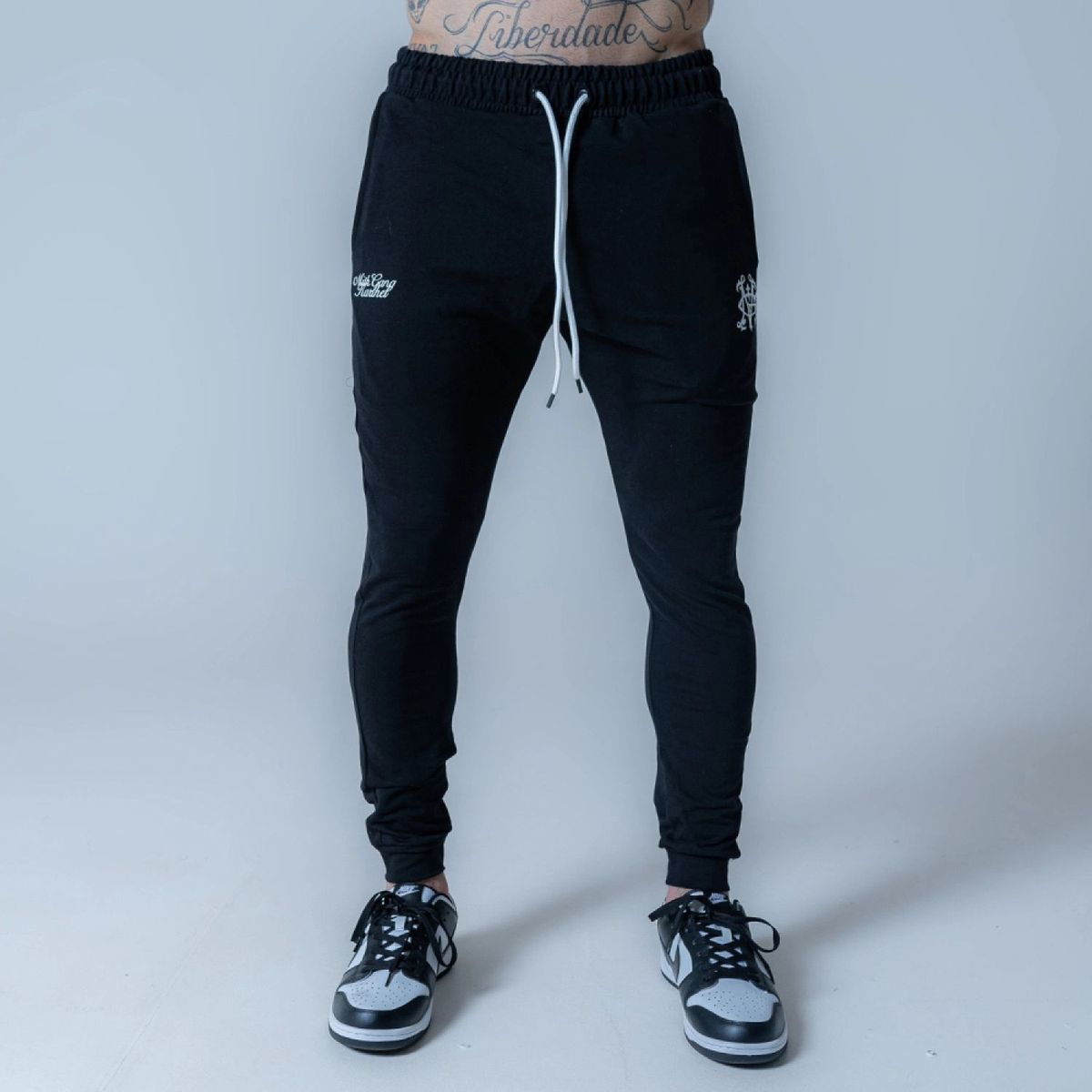 Calça Jogger De Moletinho  Gang Preto