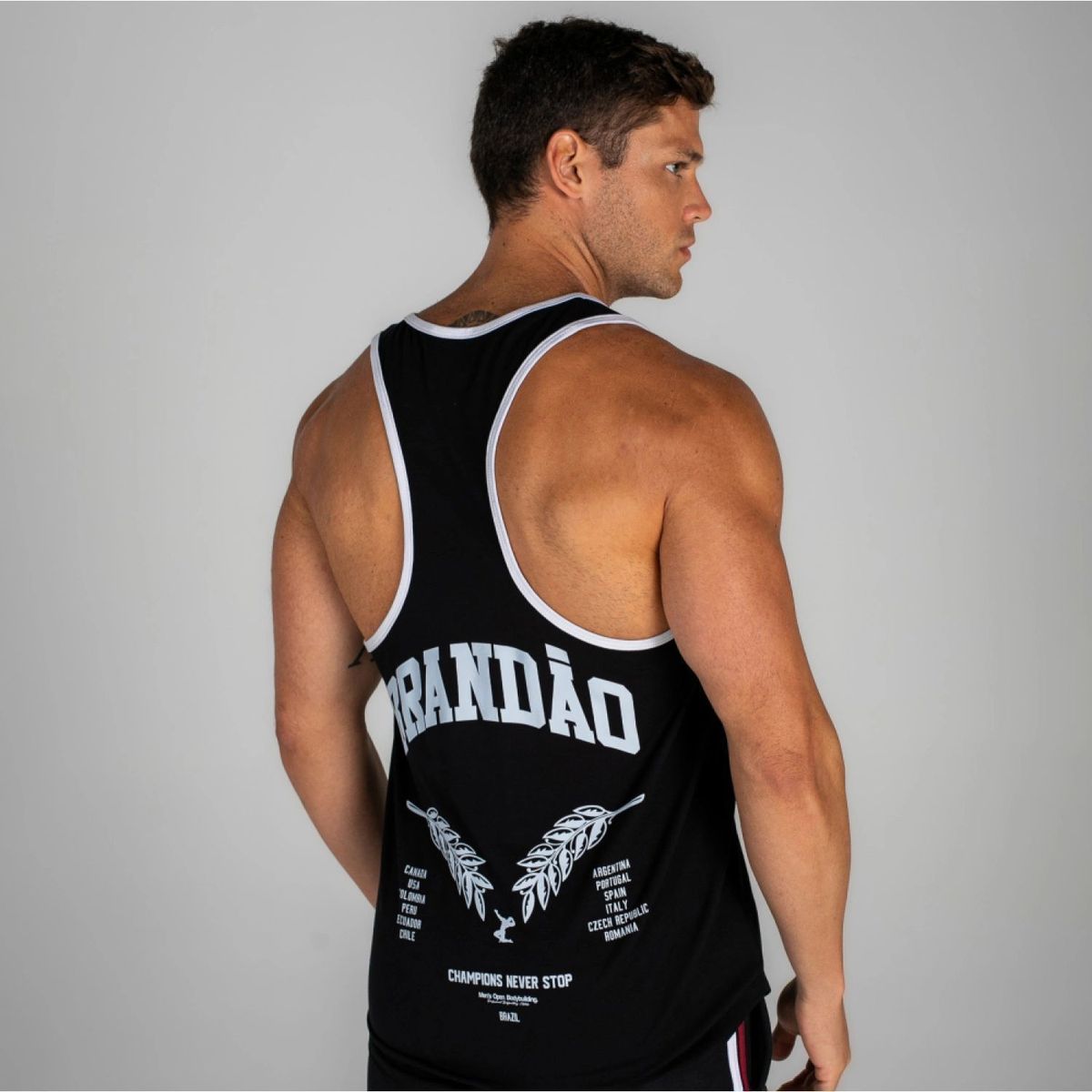 Regata Wide Brandão Brazil World Preto