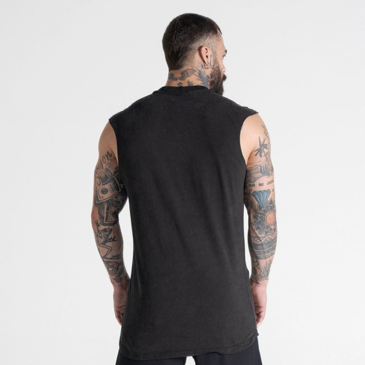 Regata Drop Shoulder Slevelles Estonada Mith Nation Holographic Preto