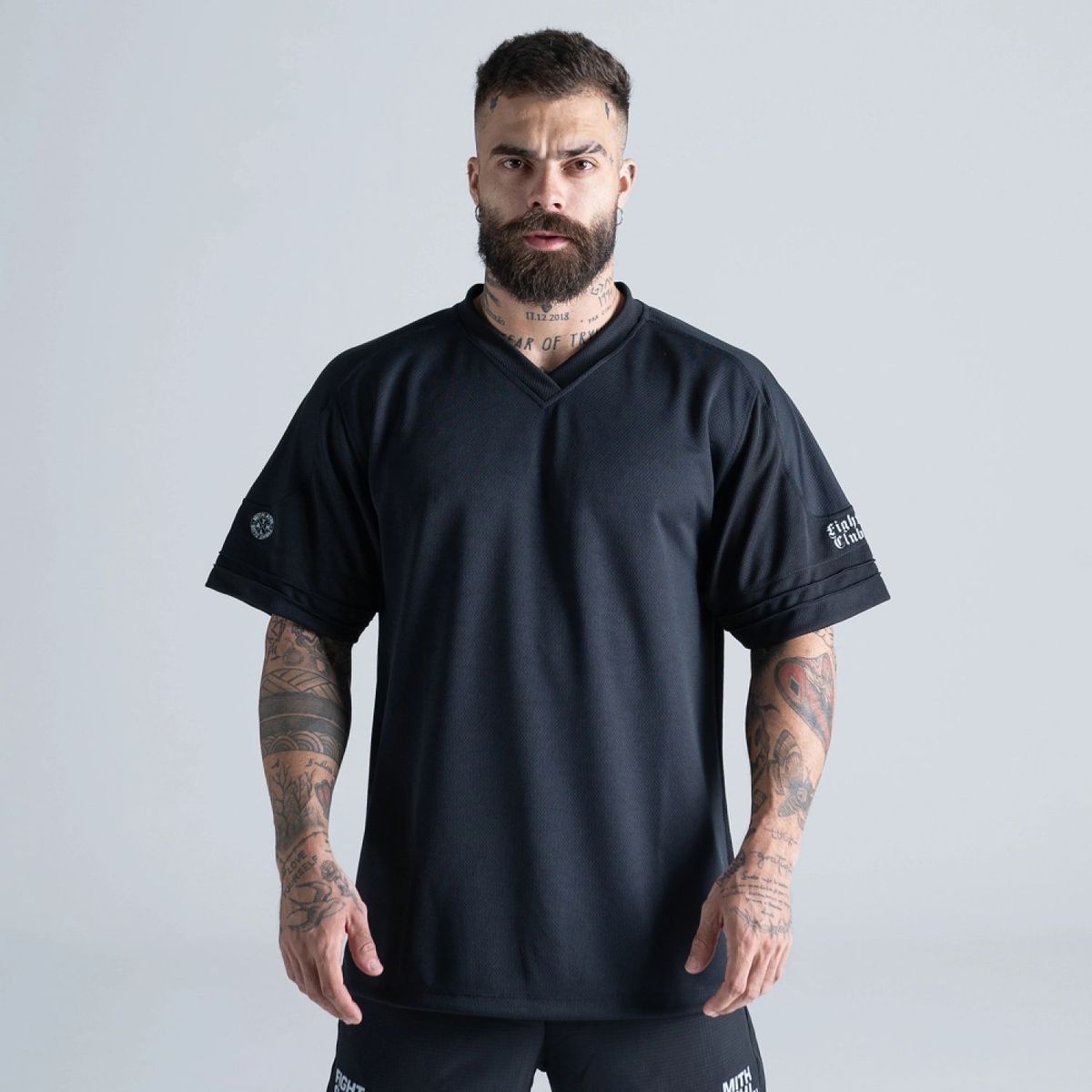 Jersey Oversized Mith Athl Fight Club Preto