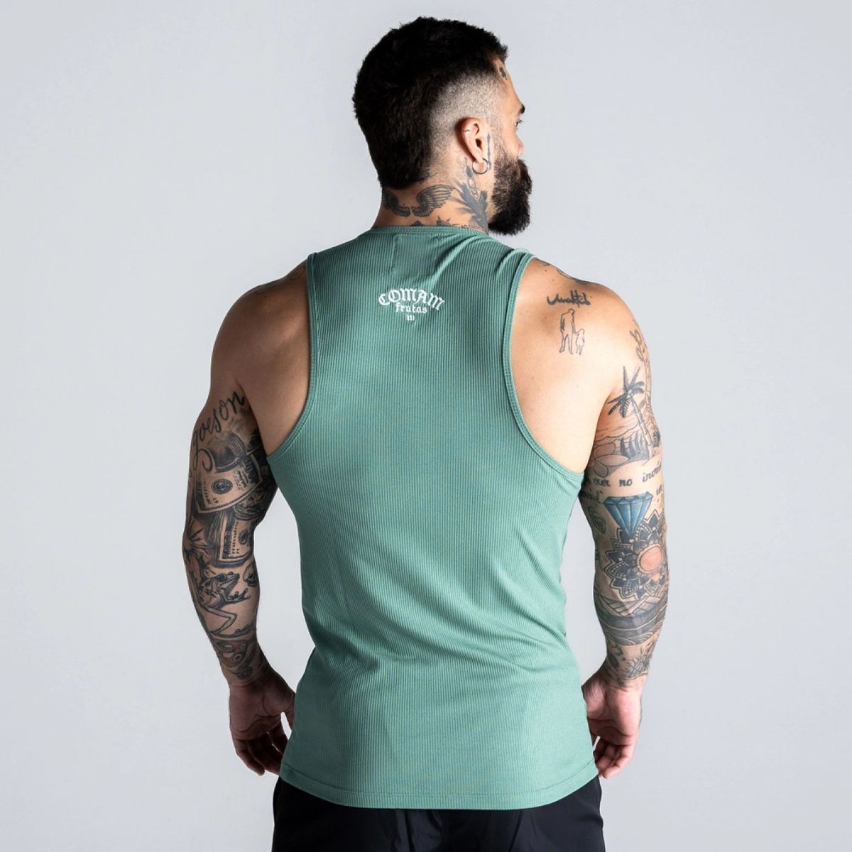 Regata Canelada Gta Comam Frutas Verde