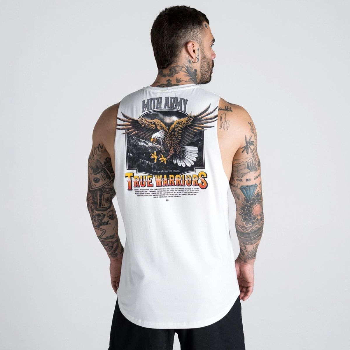 Regata Cut Off Mith Army True Warriors Off White
