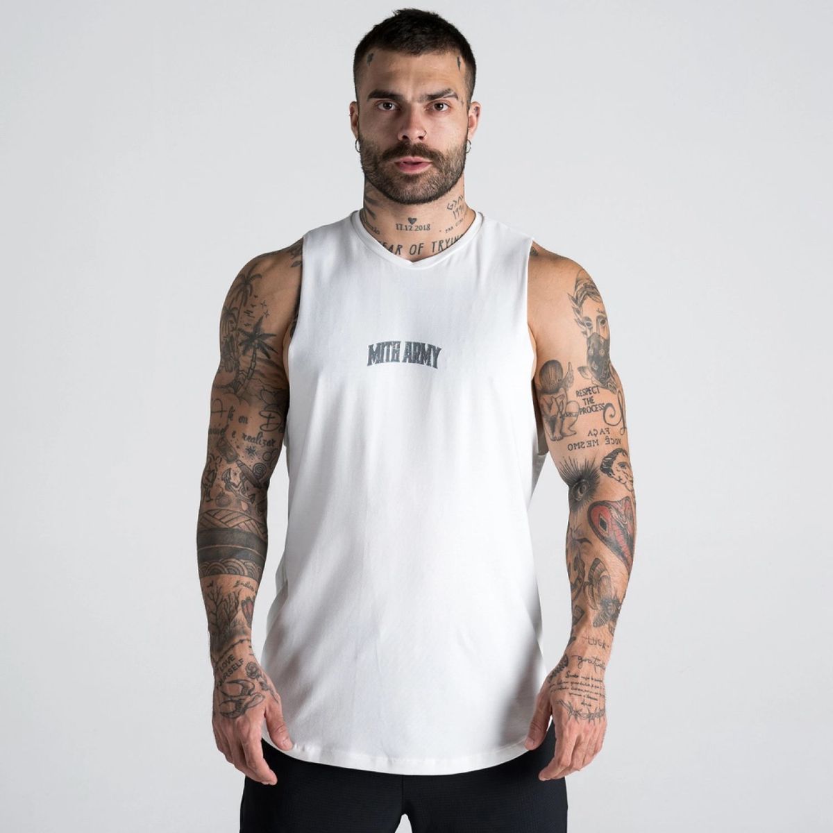 Regata Cut Off Mith Army True Warriors Off White