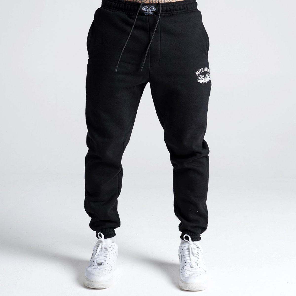 Calça de Moletom Larga  Mith Army Preto