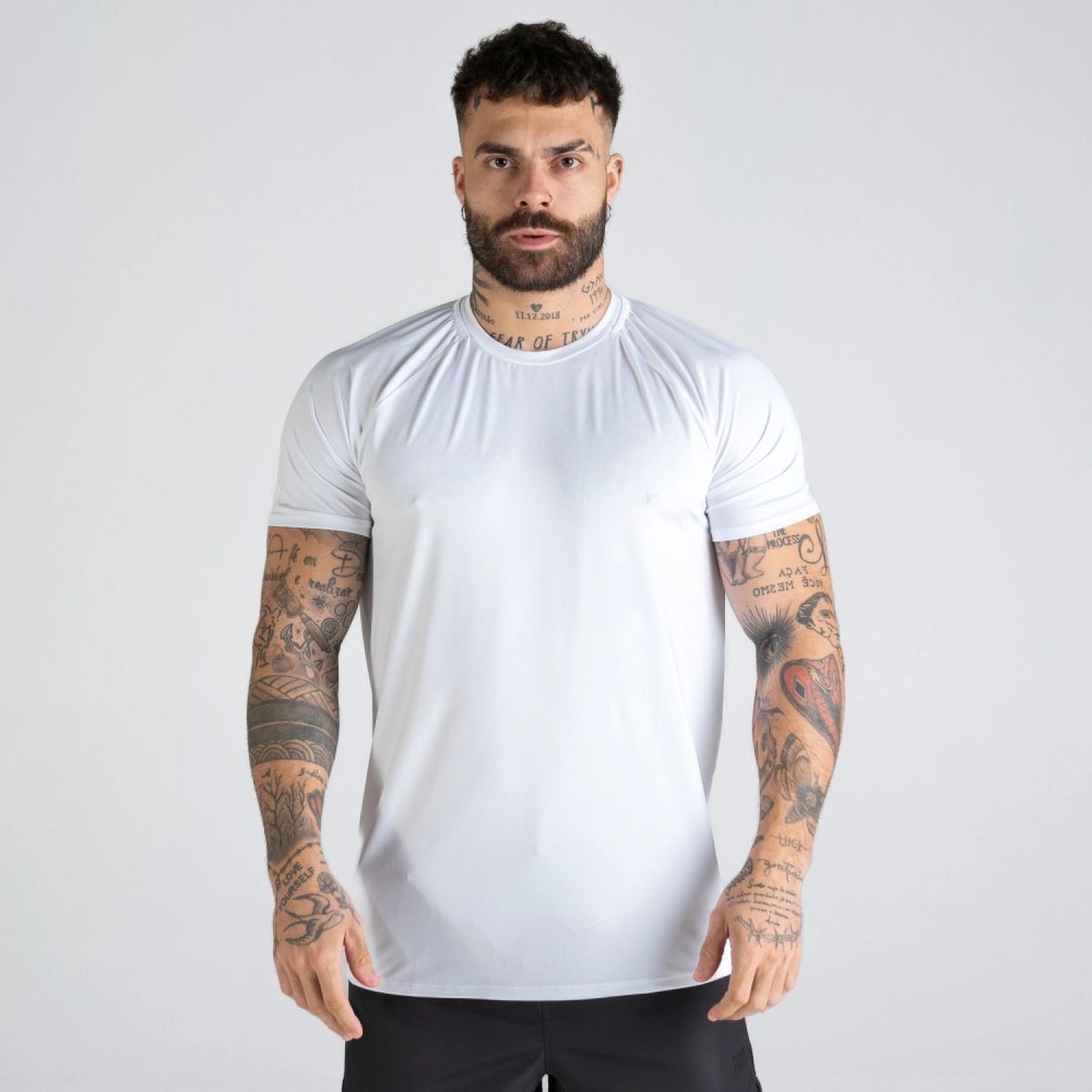 Camiseta Raglan Mith Nation Pro Branco