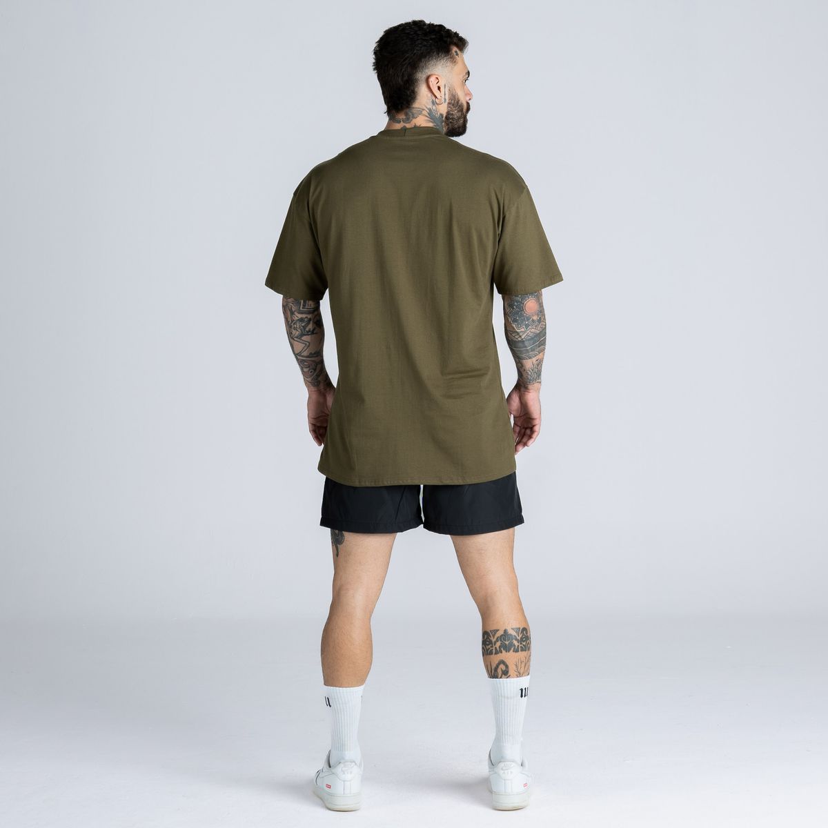 Camiseta Oversized Mith Nation Adornment Verde
