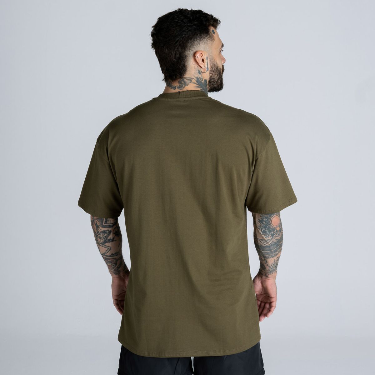 Camiseta Oversized Mith Nation Adornment Verde