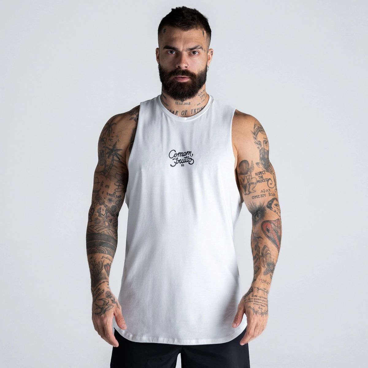 Regata Cut Off Comam Frutas Off White