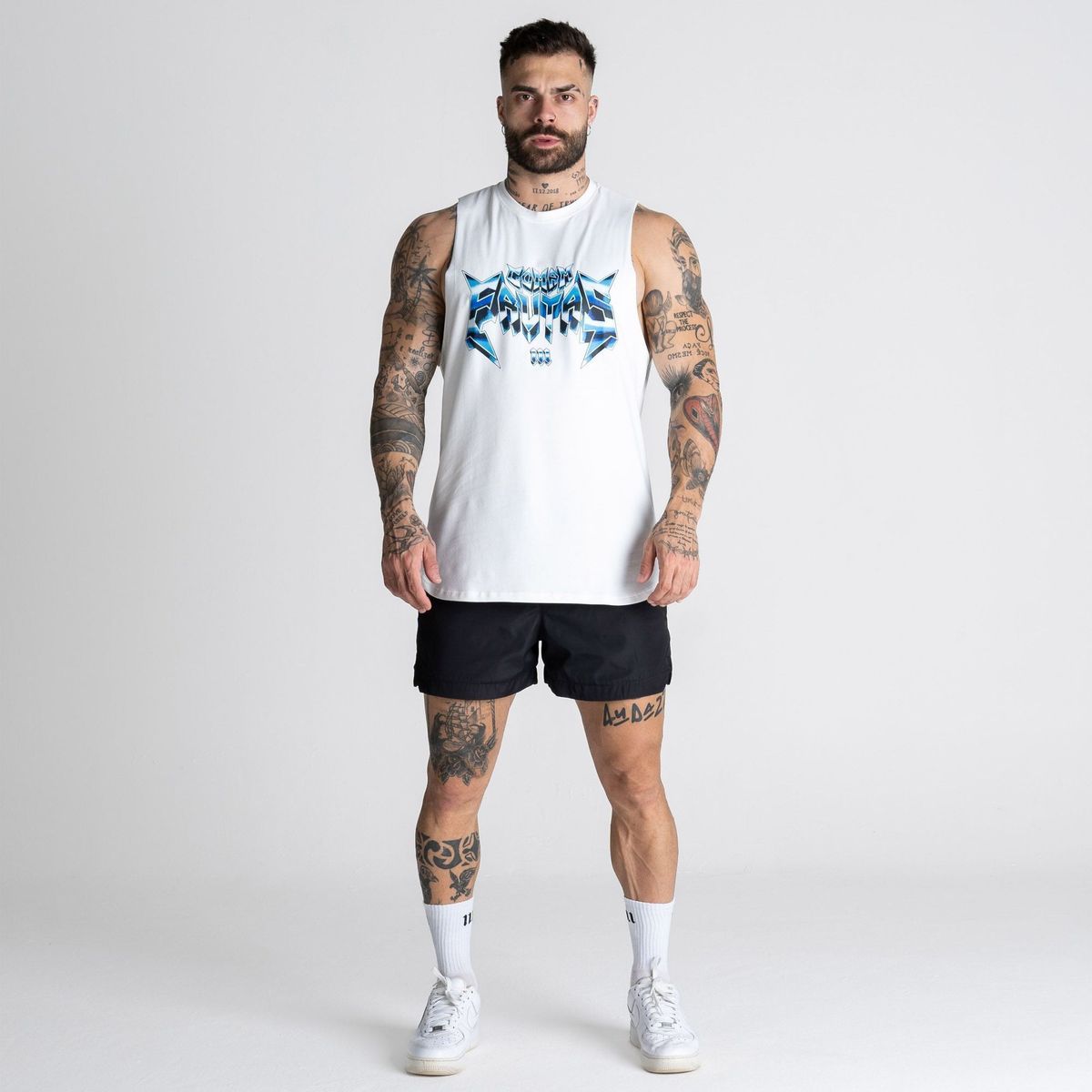Regata Cut Off Comam Frutas Metalic Off White