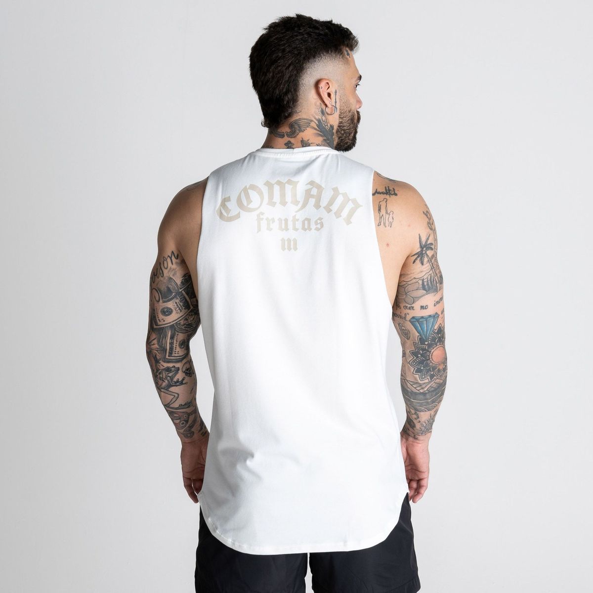 Regata Cut Off Comam Frutas Basic Off White