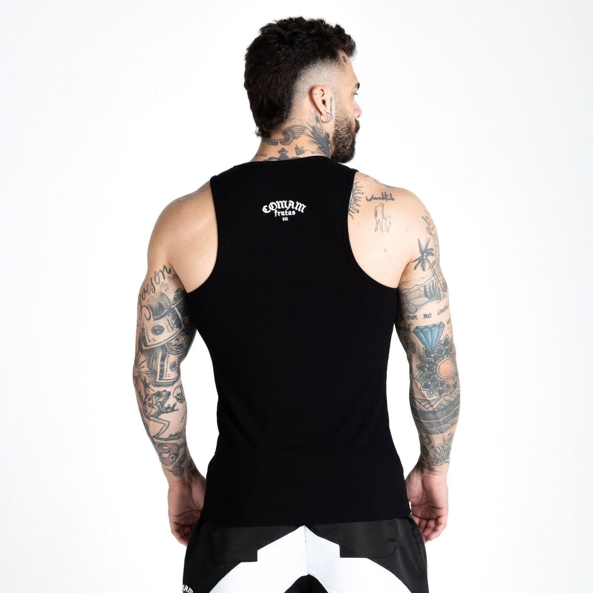 Regata Canelada GTA comam Frutas Preto