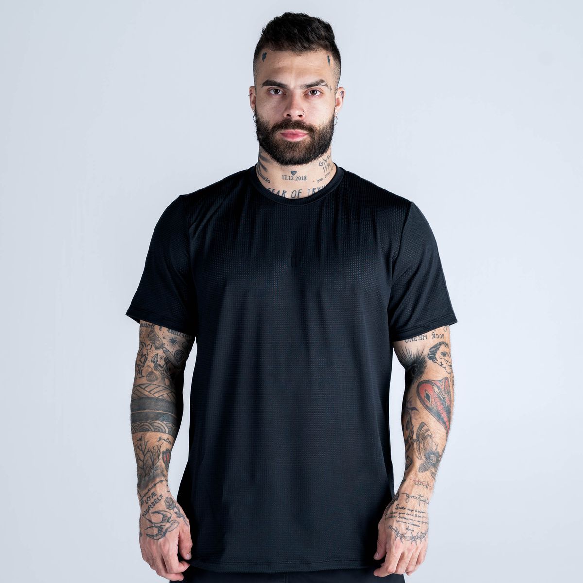 Camiseta Básica Mith Athl Preto