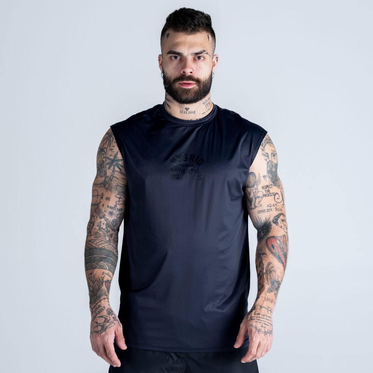 Regata Drop Shoulder Slevelles Mith Athl Basic Preto