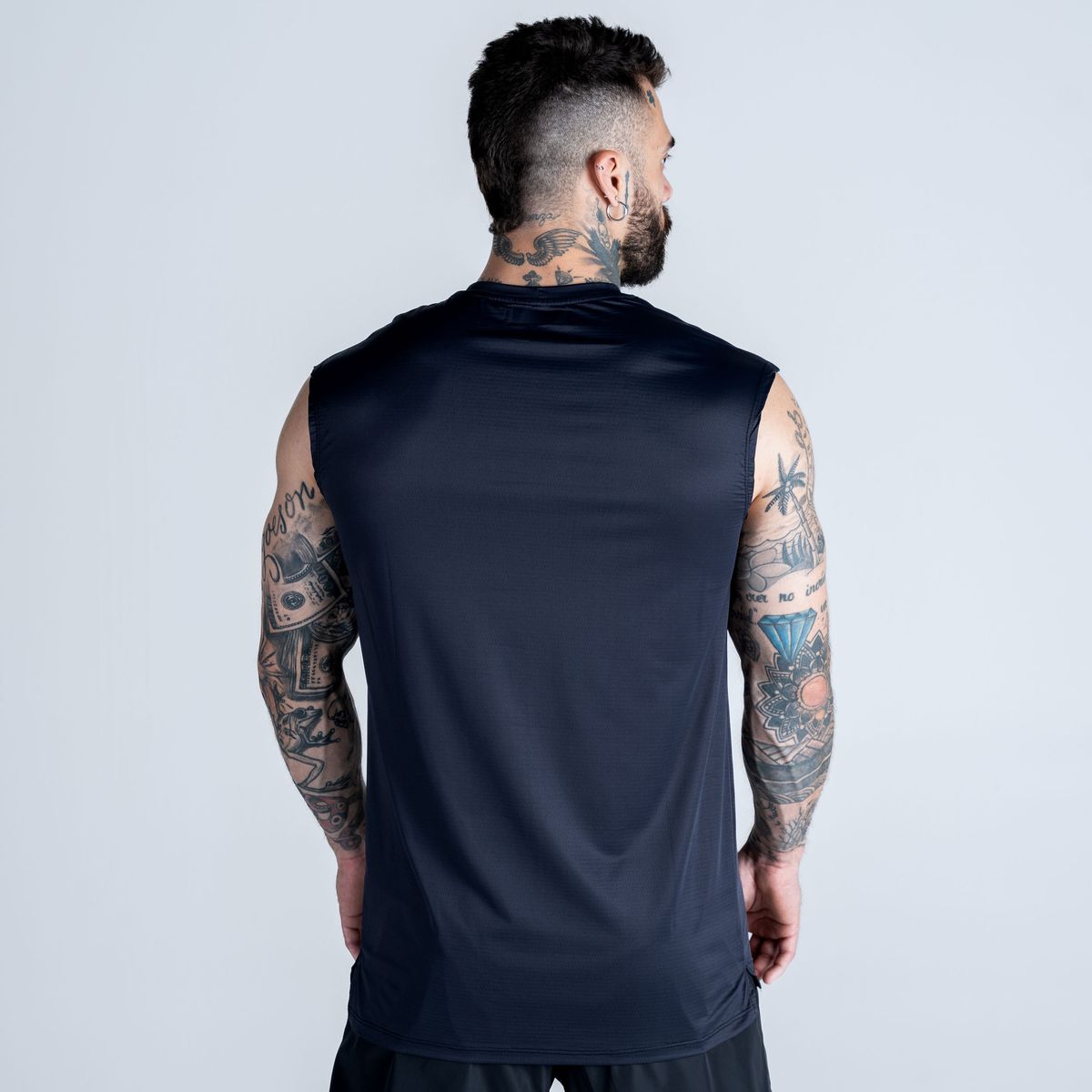 Regata Drop Shoulder Slevelles Mith Athl Basic Preto