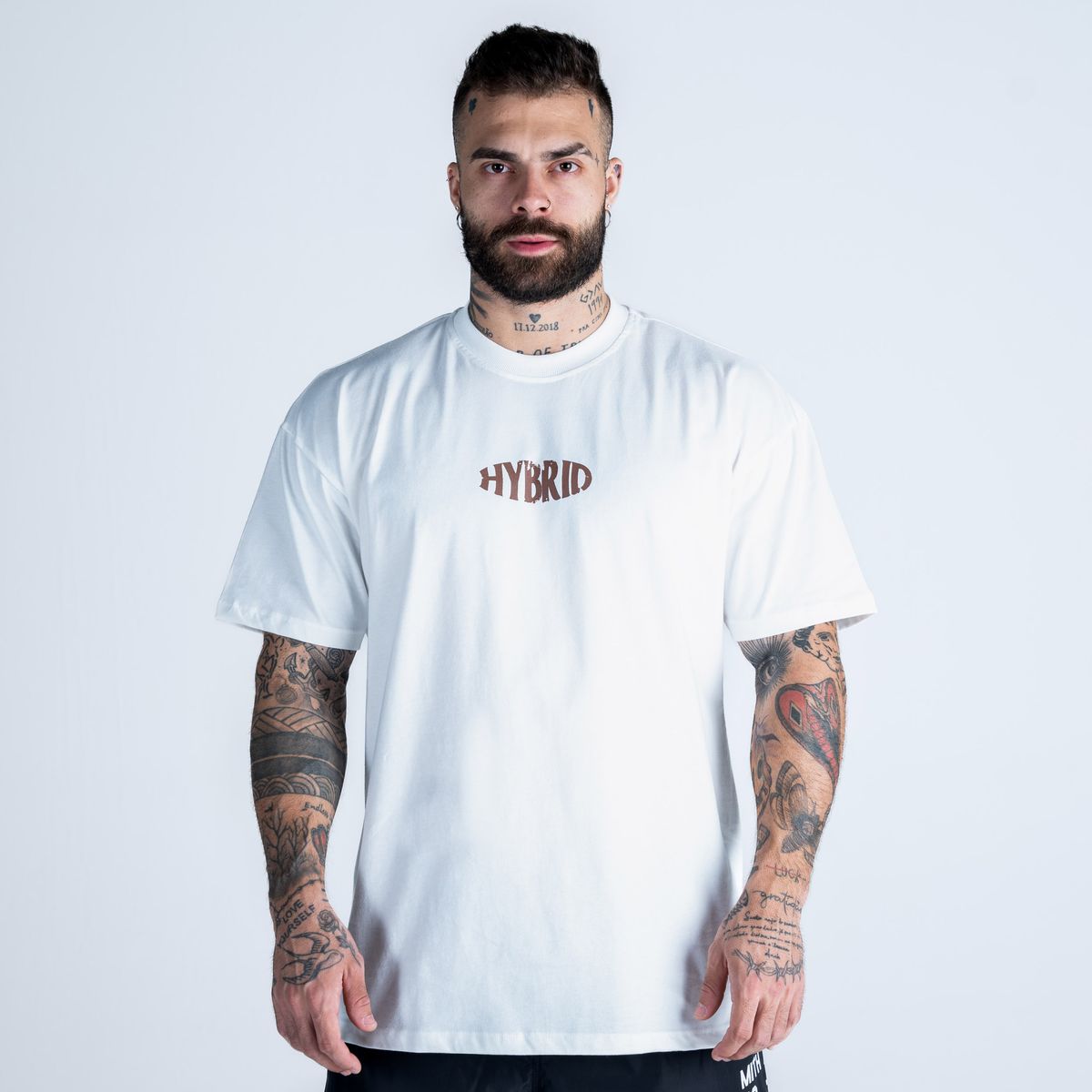Camiseta Oversized Mith Athl Wings Off White