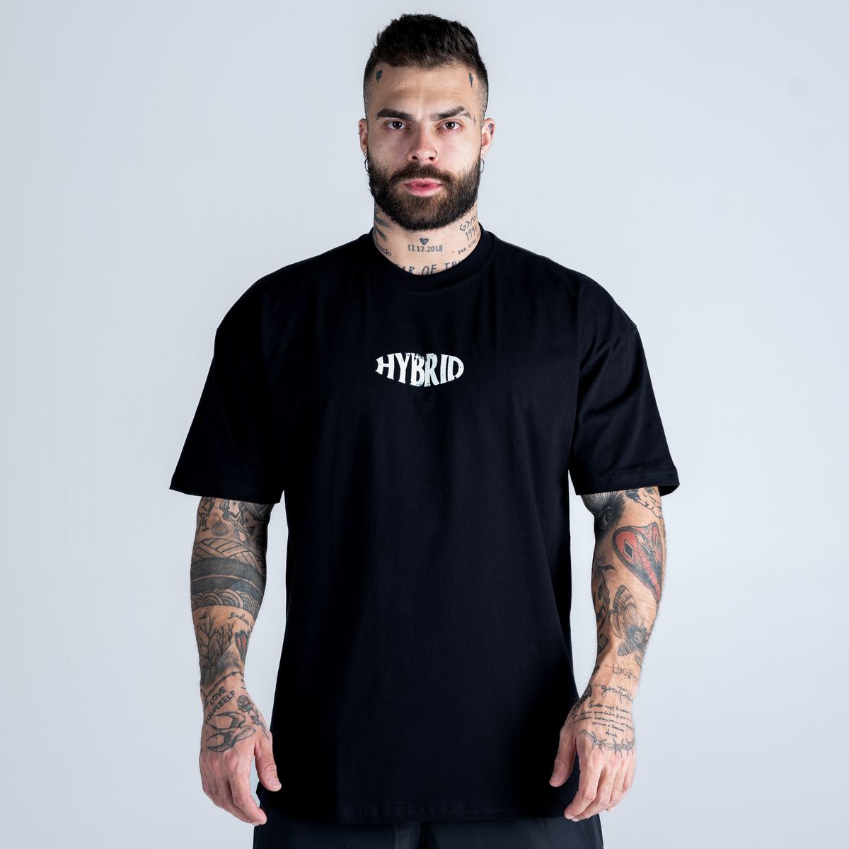 Camiseta Oversized Mith Athl Wings Preto