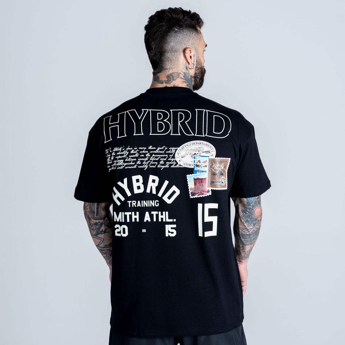 Camiseta Oversized Mith Athl Hybrid 2015 Preto