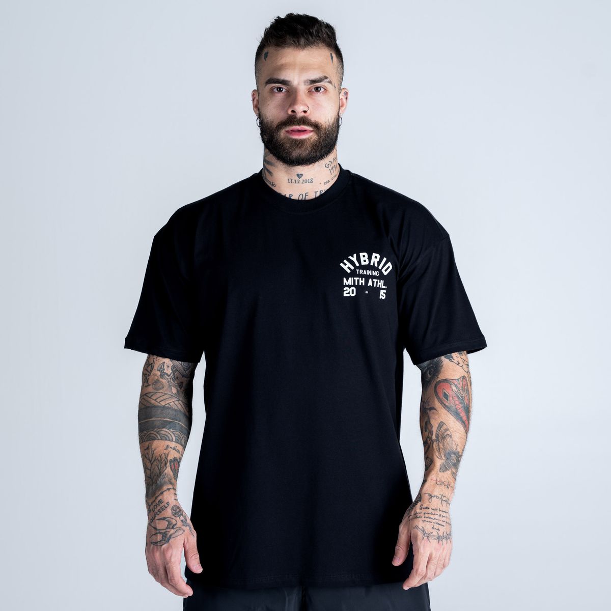 Camiseta Oversized Mith Athl Hybrid 2015 Preto