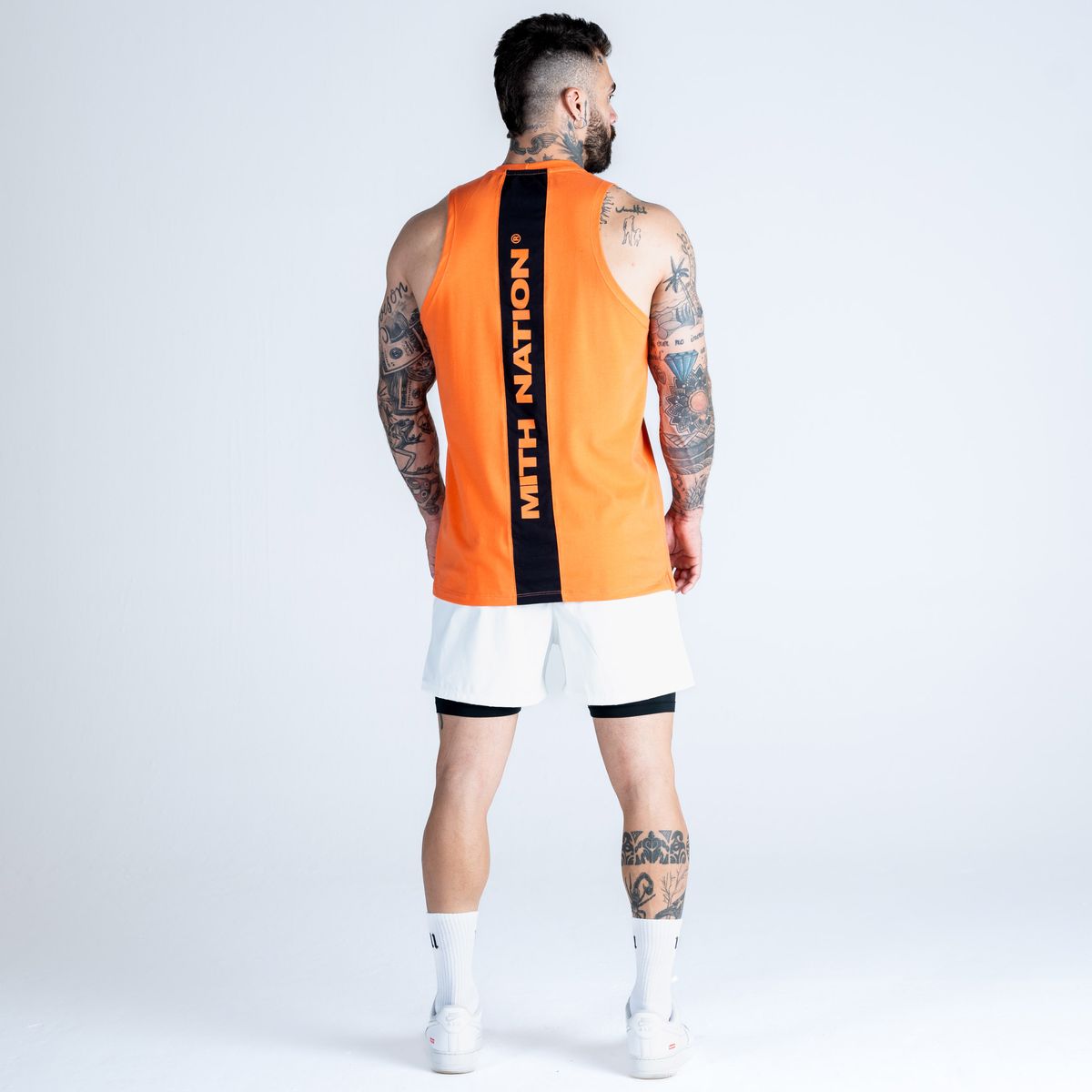 Regata Slim Mith Nation Holes Laranja