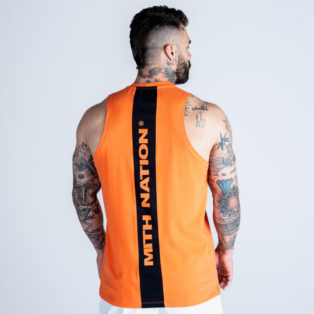 Regata Slim Mith Nation Holes Laranja