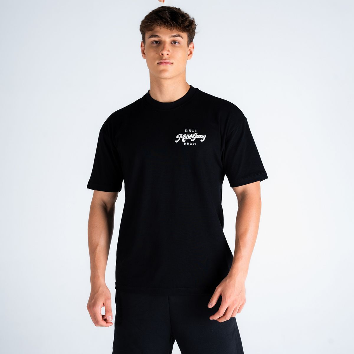 Camiseta Oversized Mith Gang Logo Preto