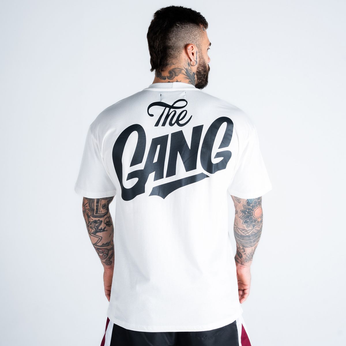 Camiseta Oversized Mith Gang The Gang Off White