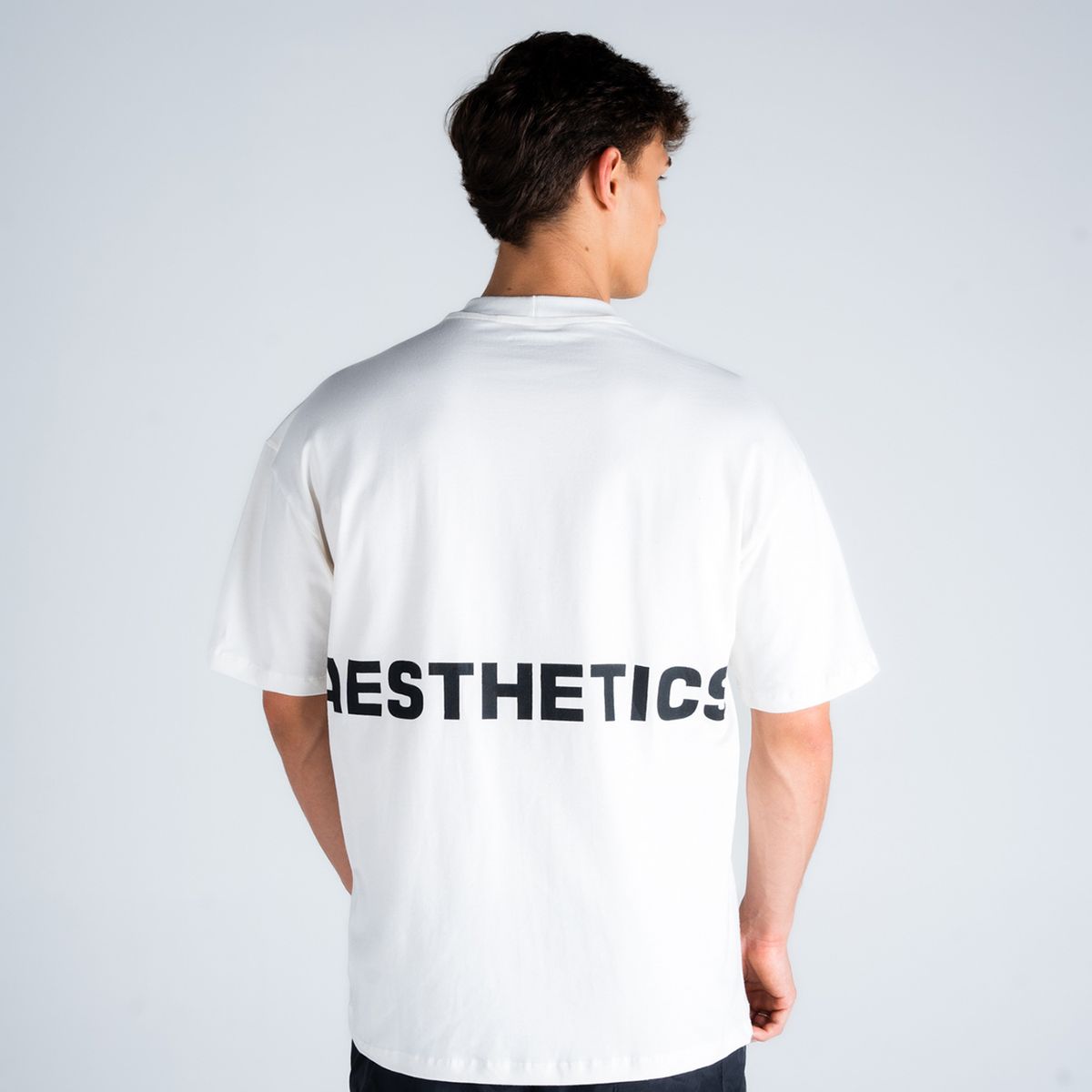 Camiseta Oversized Aesthetics Off White