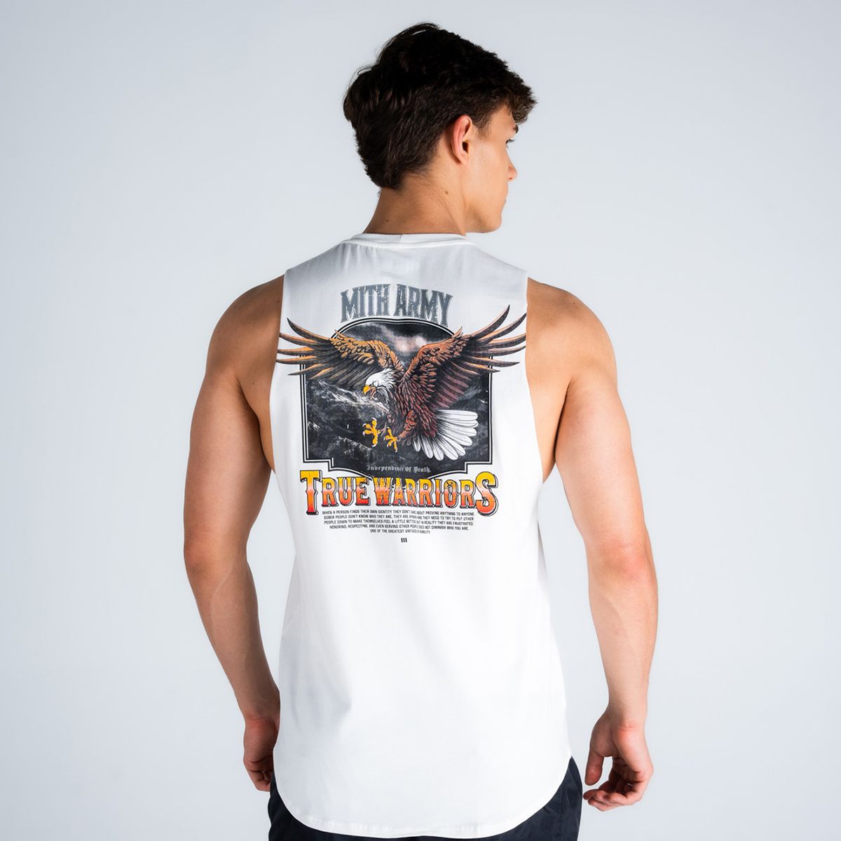Regata Cut Off Mith Army True Warrios Off White