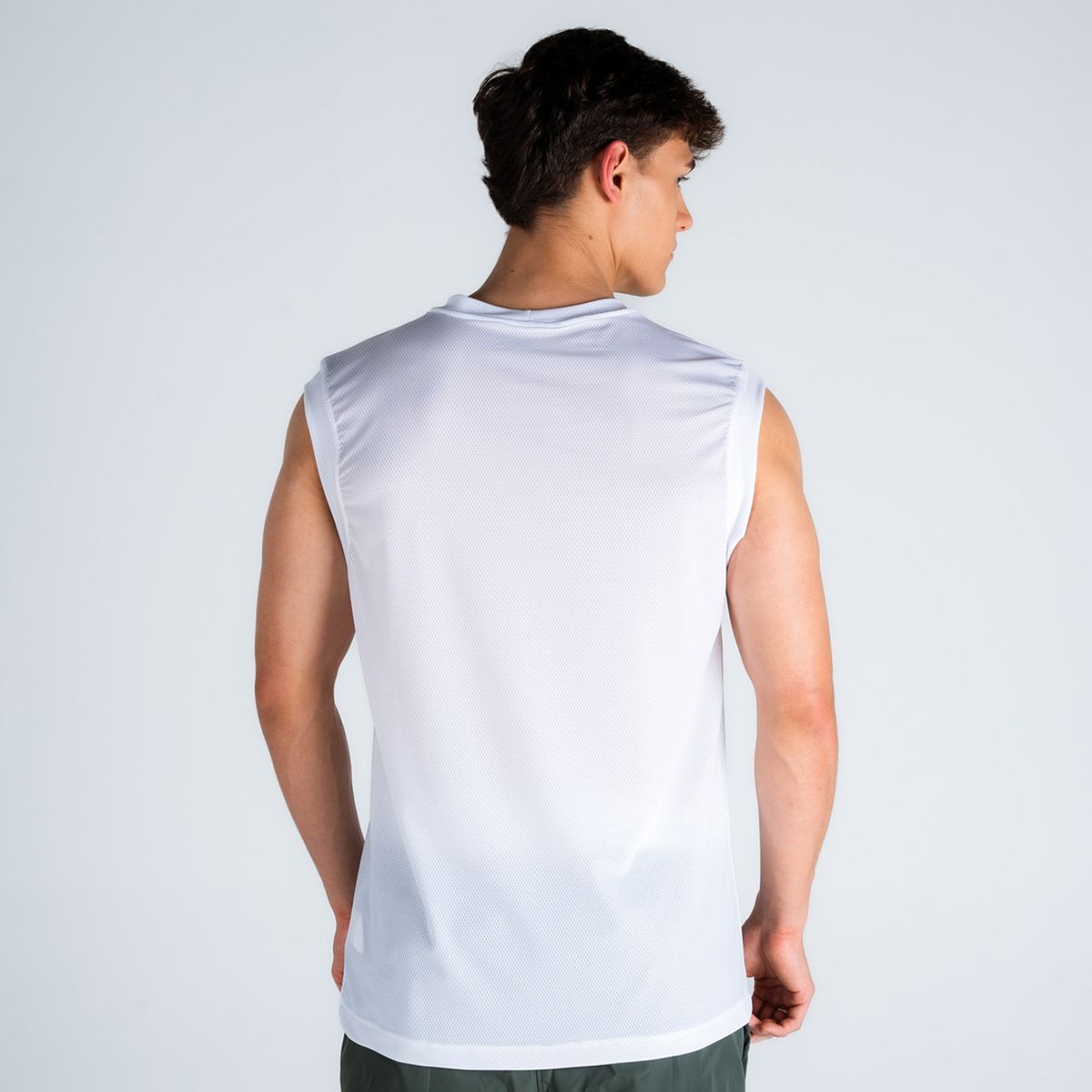 Regata Drop Shoulder Slevelles Mith Nation Dri-fit Branco
