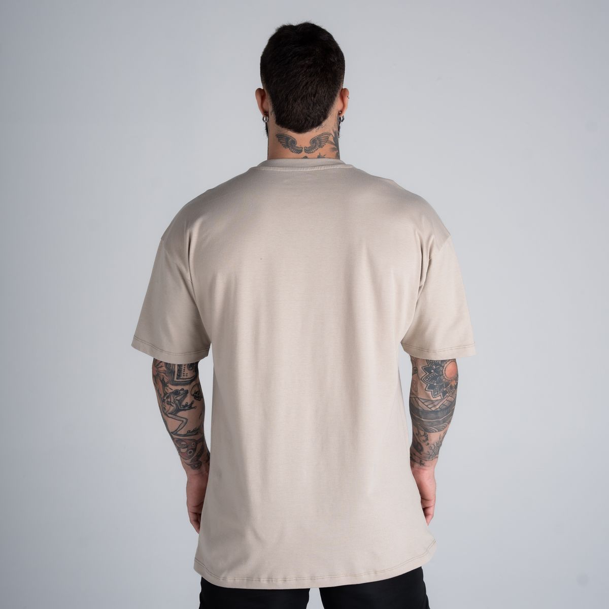 Camiseta Oversized Symbol Bege Mith