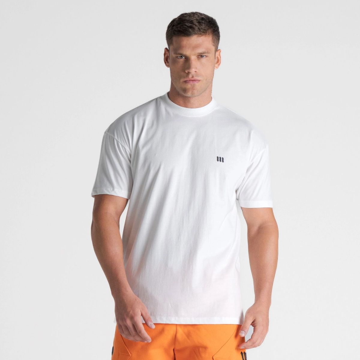 Camiseta Oversized Mith Nation Graphic Doodle Off White