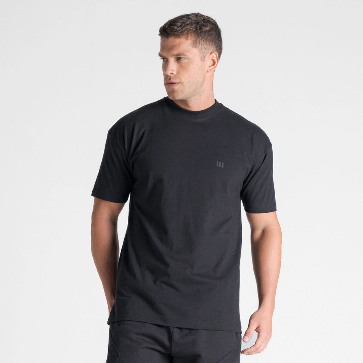 Camiseta Oversized Mith Nation Graphic Doodle Preto