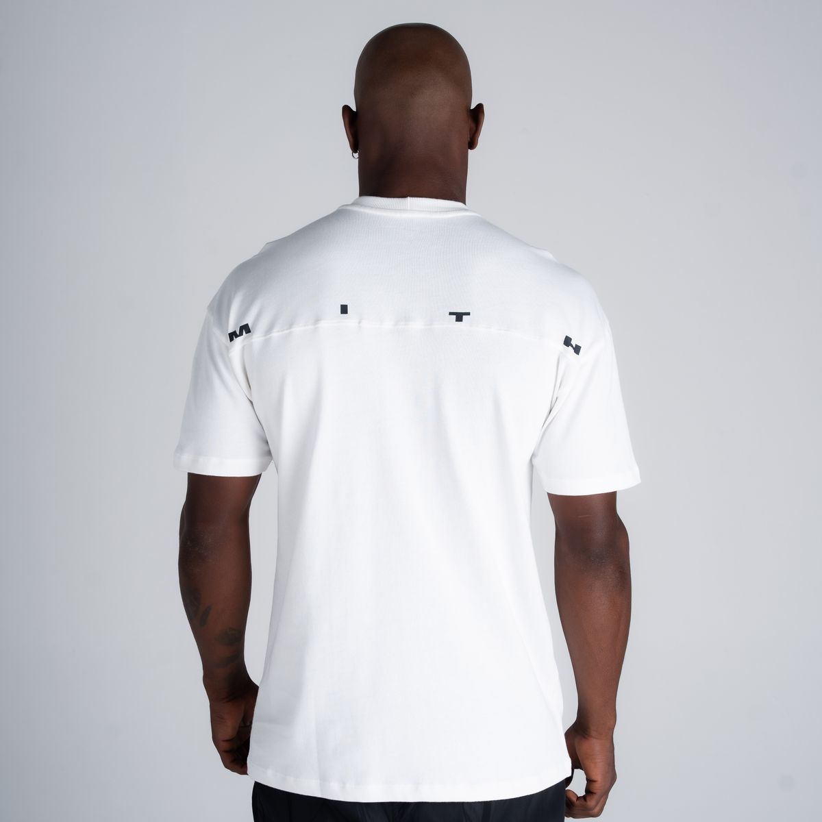 Camiseta Oversized Mith Nation Profile Off White