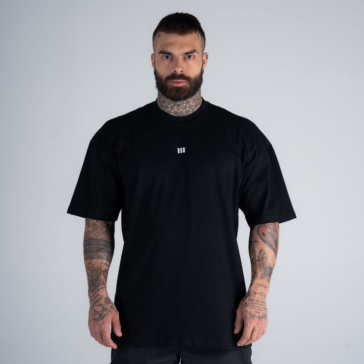 Camiseta Oversized Mith Nation Comb Preto