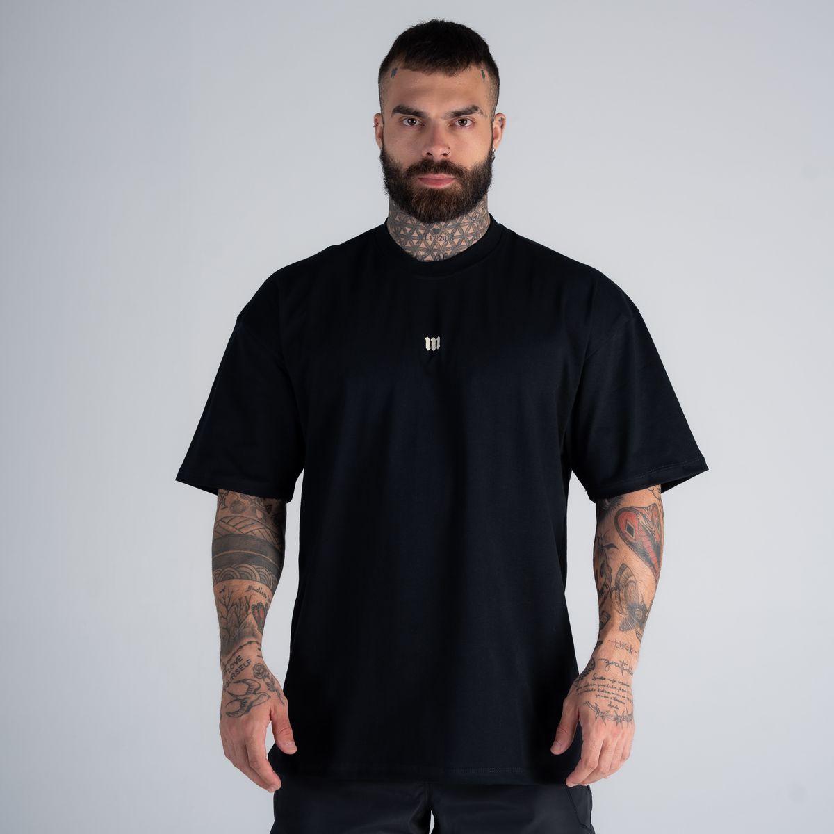 Camiseta Oversized Mith Nation 2015 Preto