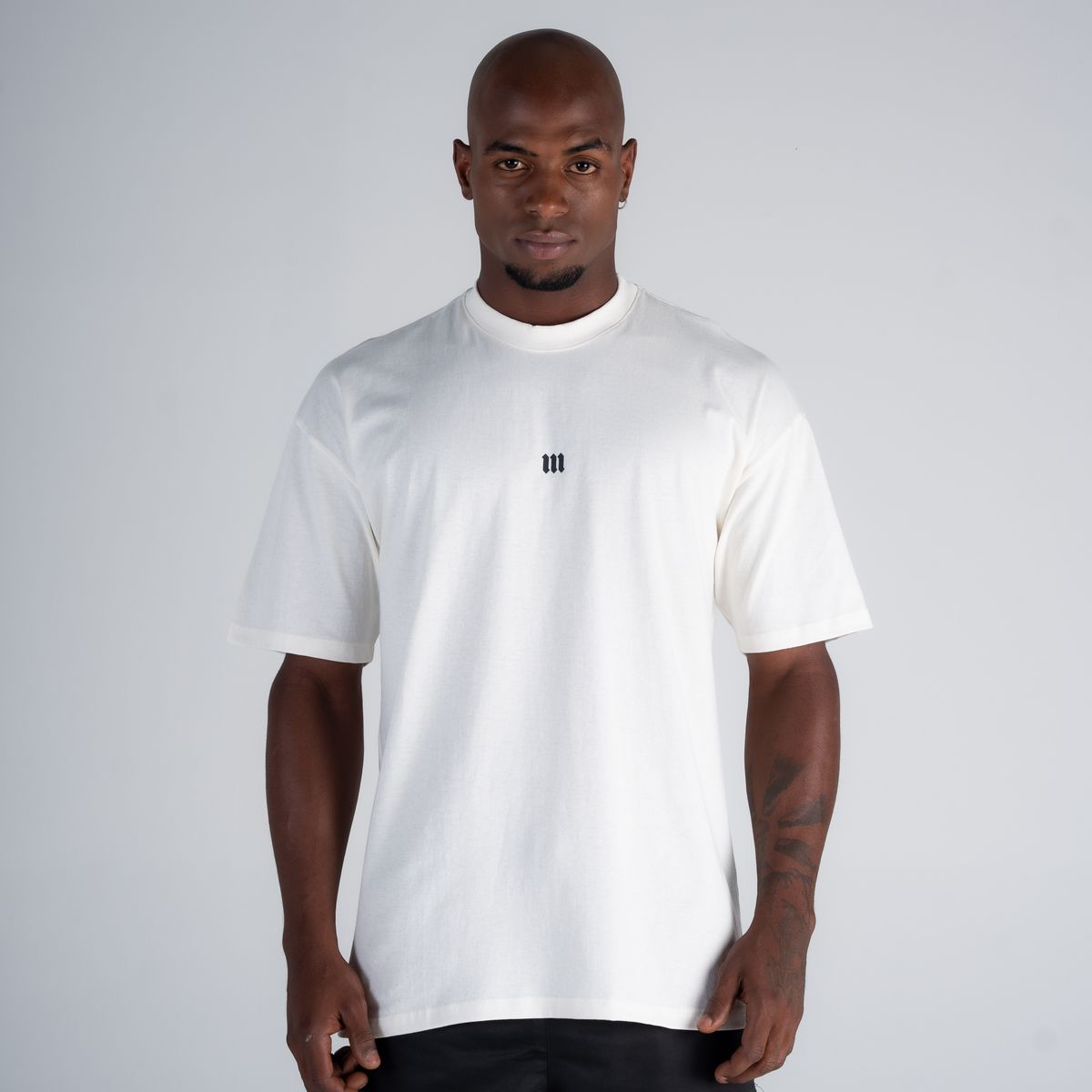 Camiseta Oversized Mith Nation Training Club Off White