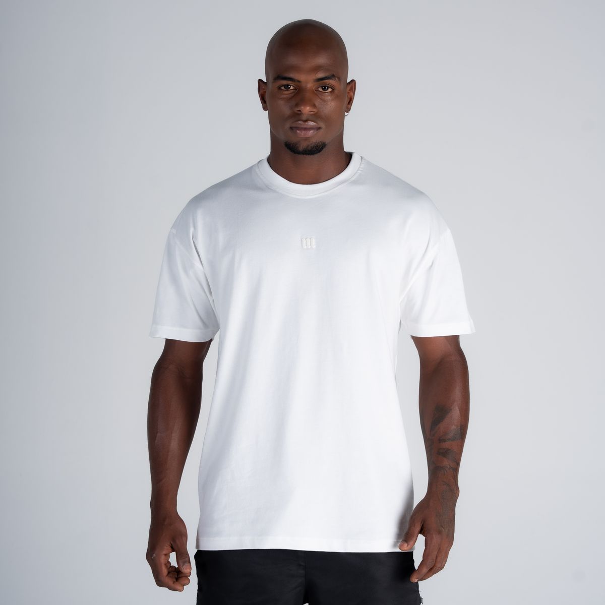 Camiseta Oversized Mith Nation Relief Off White