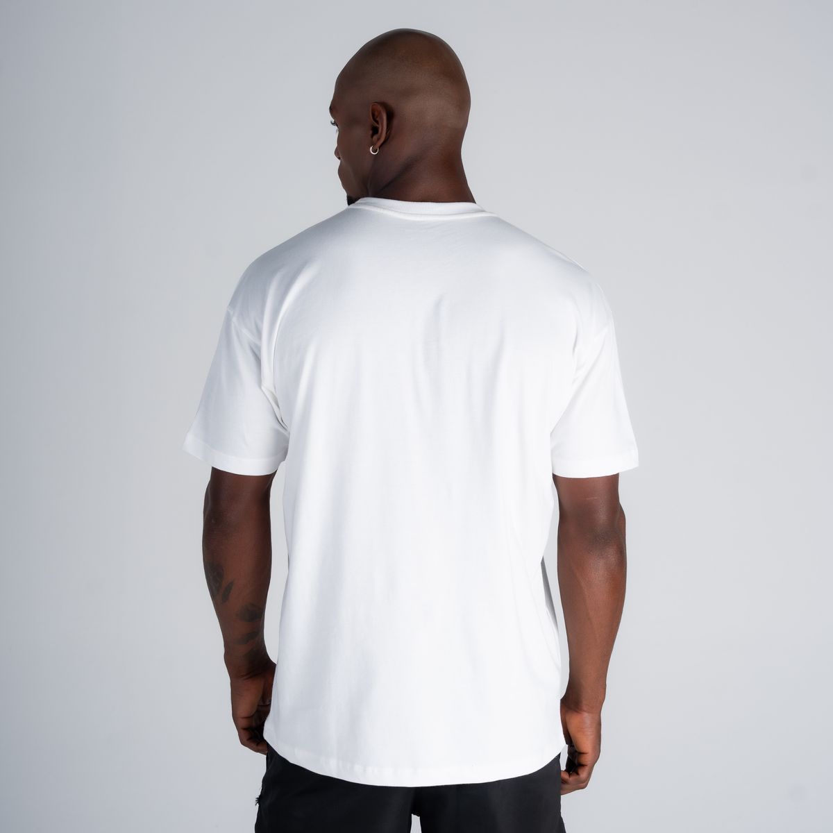 Camiseta Oversized Mith Nation Relief Off White