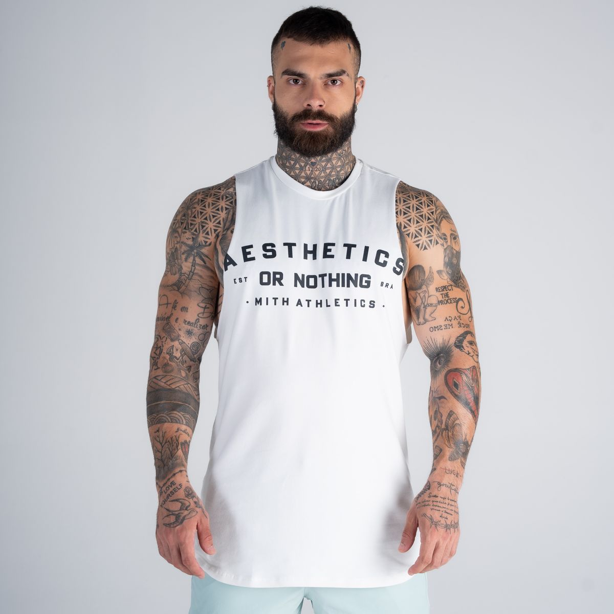 Regata Cut Off Mith Nation Aesthetics or Nothing Off White