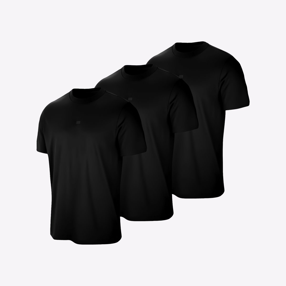 Kit 3 Camisetas Oversized Symbol Preto