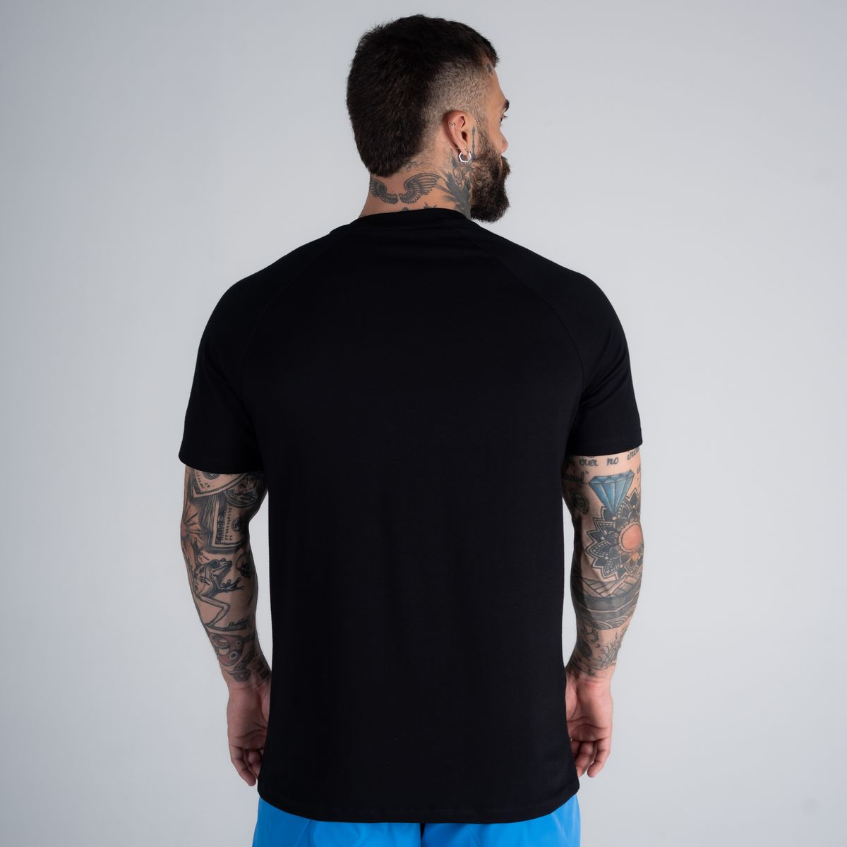 Camiseta Raglan Mith Nation Preto