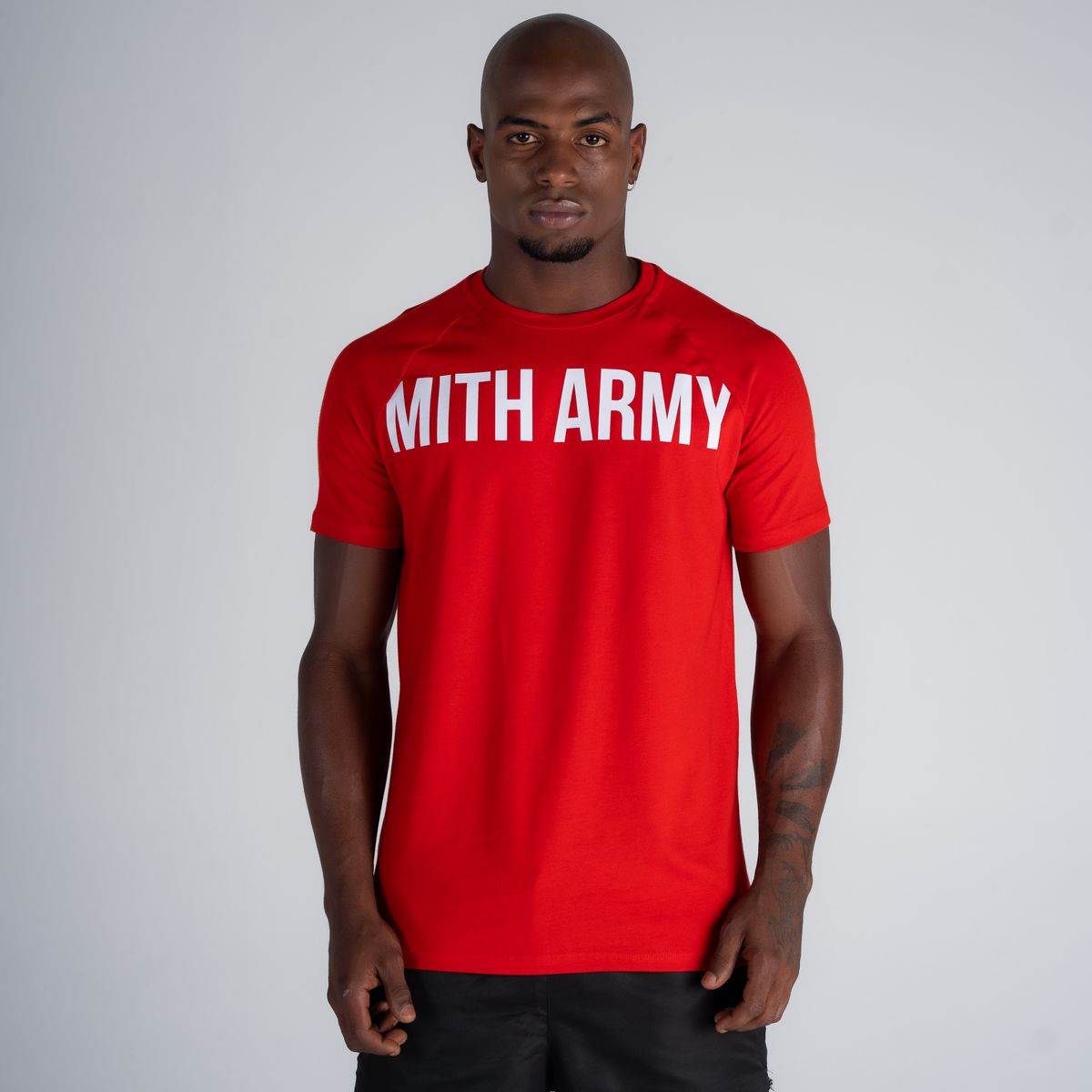 Camiseta Raglan Mith Nation Bordô