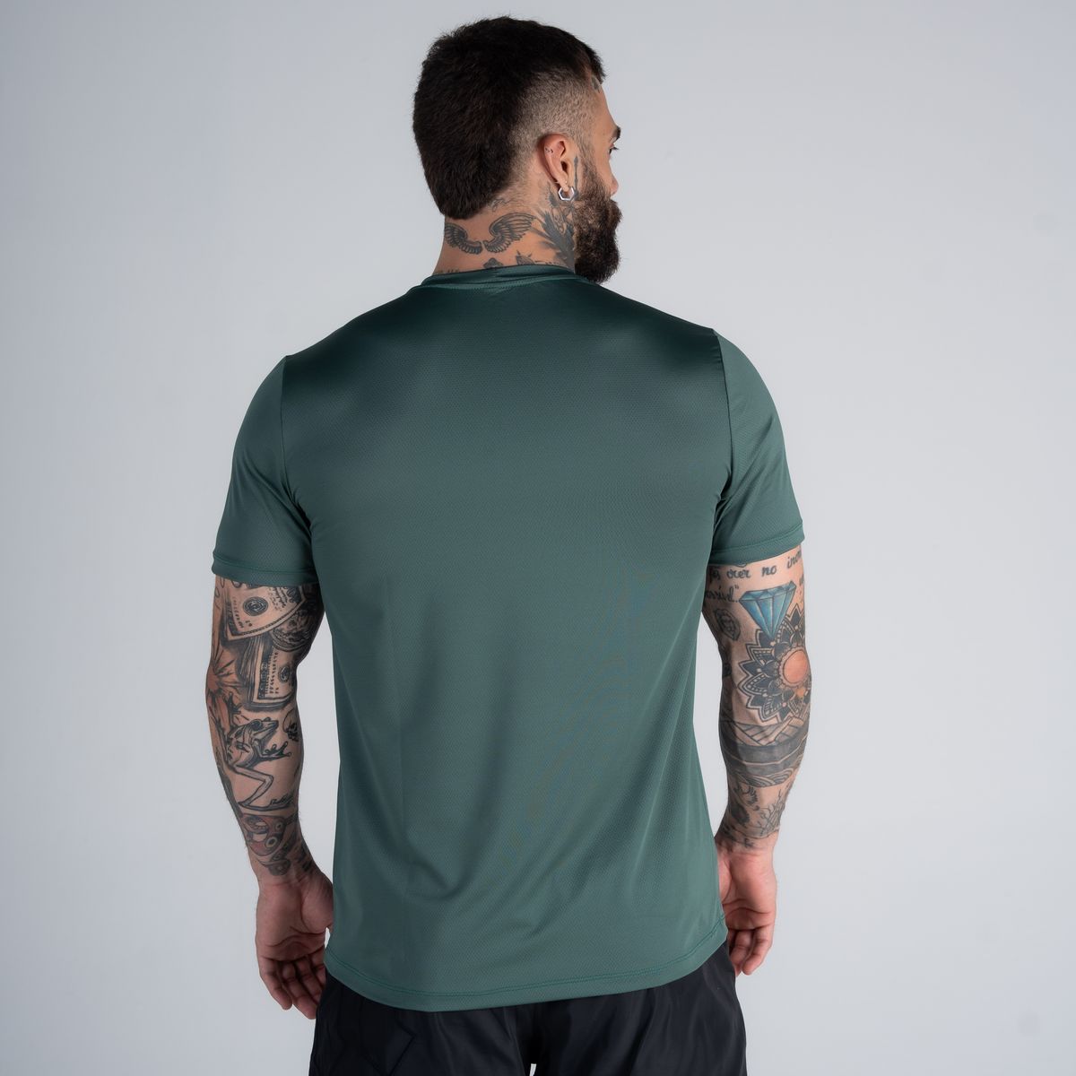 Camiseta Dry Fit Logo Verde