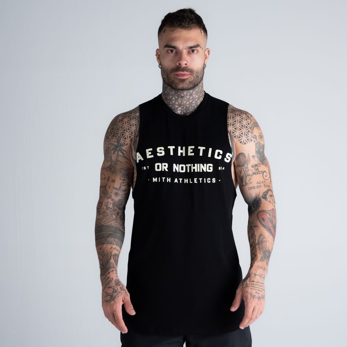 Regata Cut Off Mith Nation Aesthetics or Nothing Preto