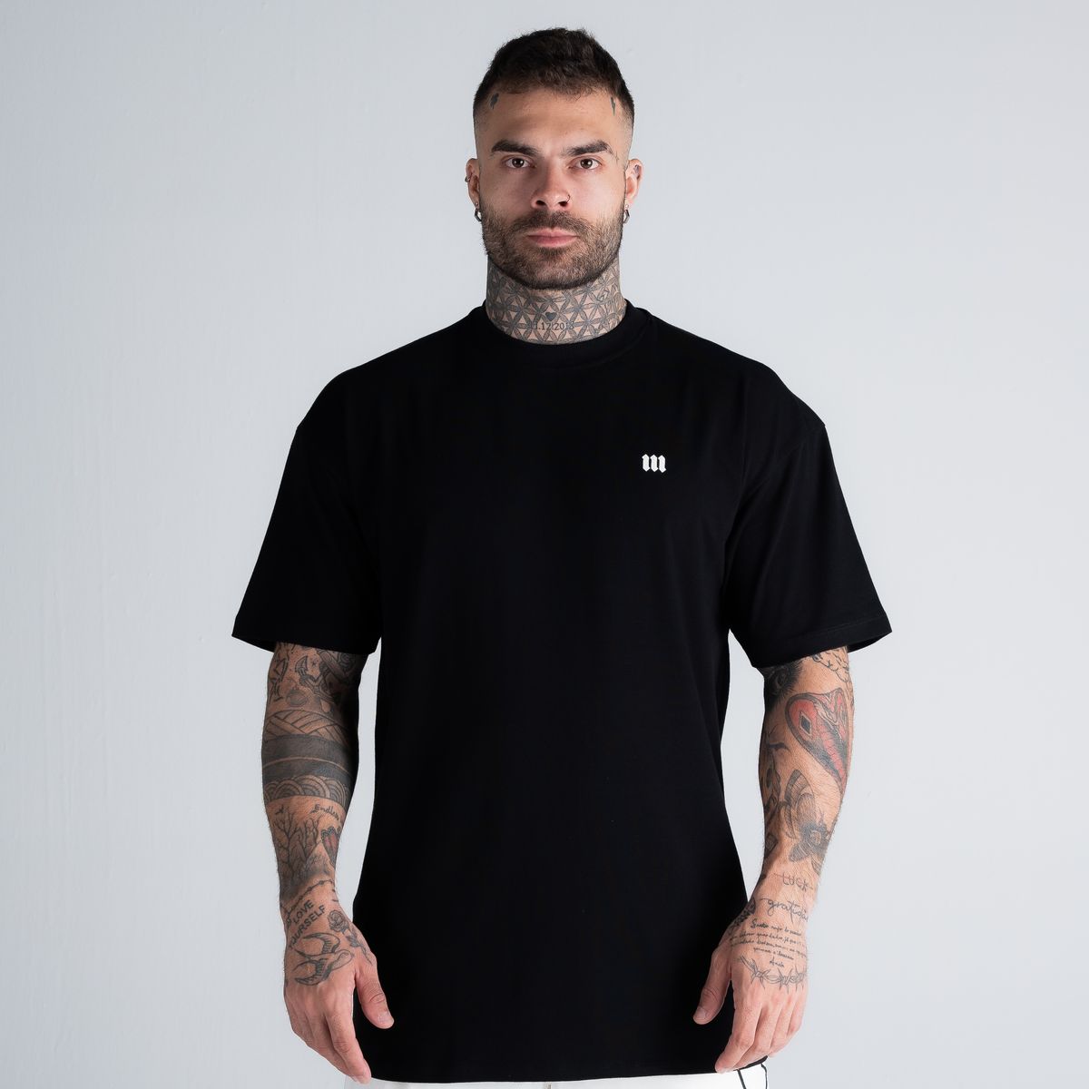 Camiseta Oversized Mith Nation Clipping Preto