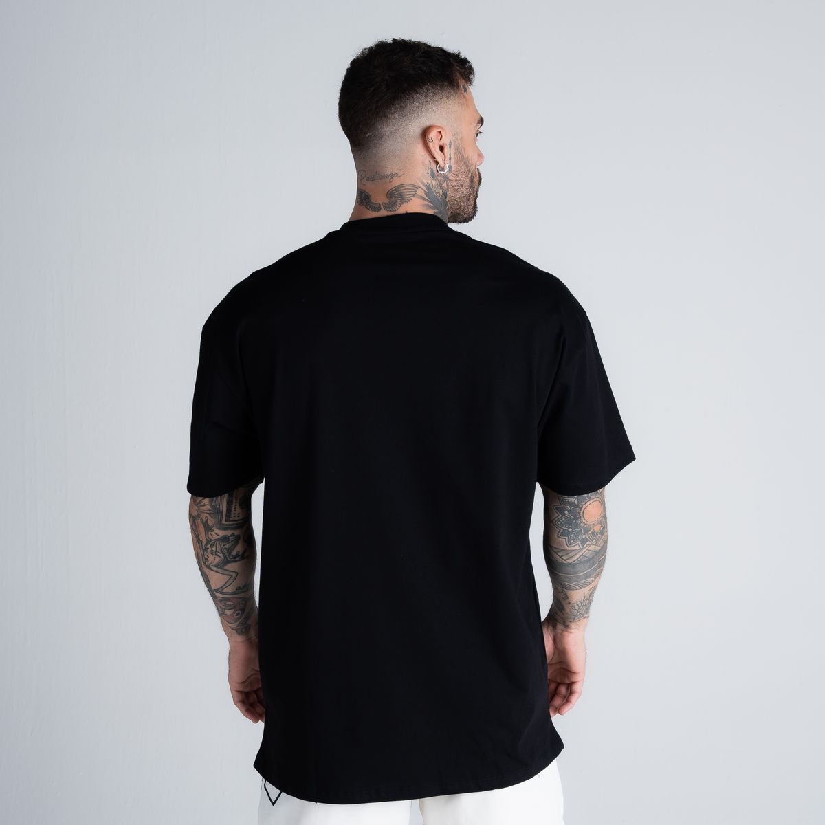 Camiseta Oversized Mith Nation Relief Preto