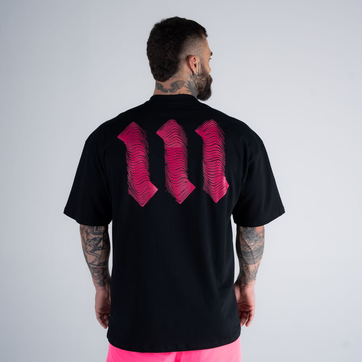 Camiseta Oversized Mith Nation Graphic Preto