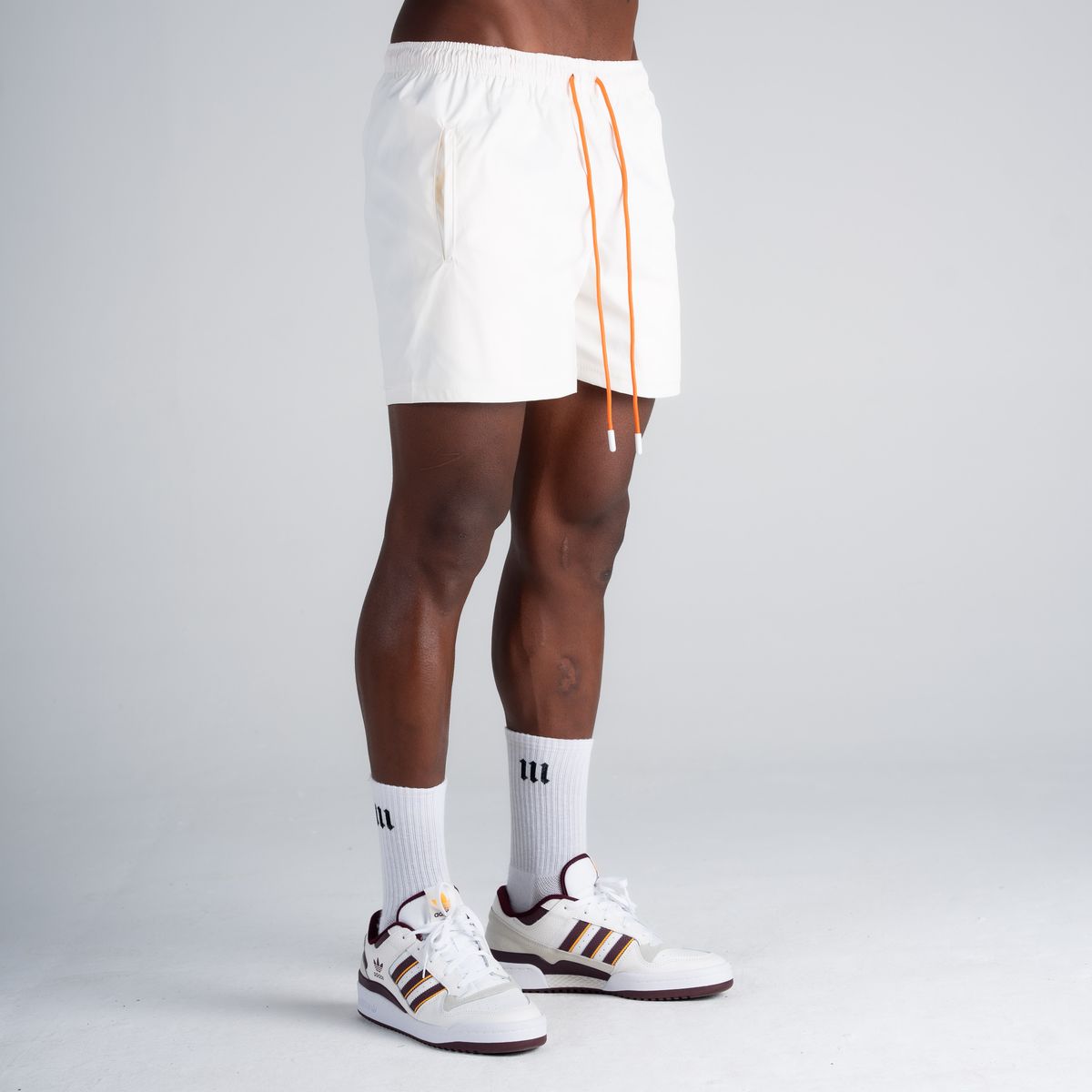 Shorts de Tactel Mith Nation Off White