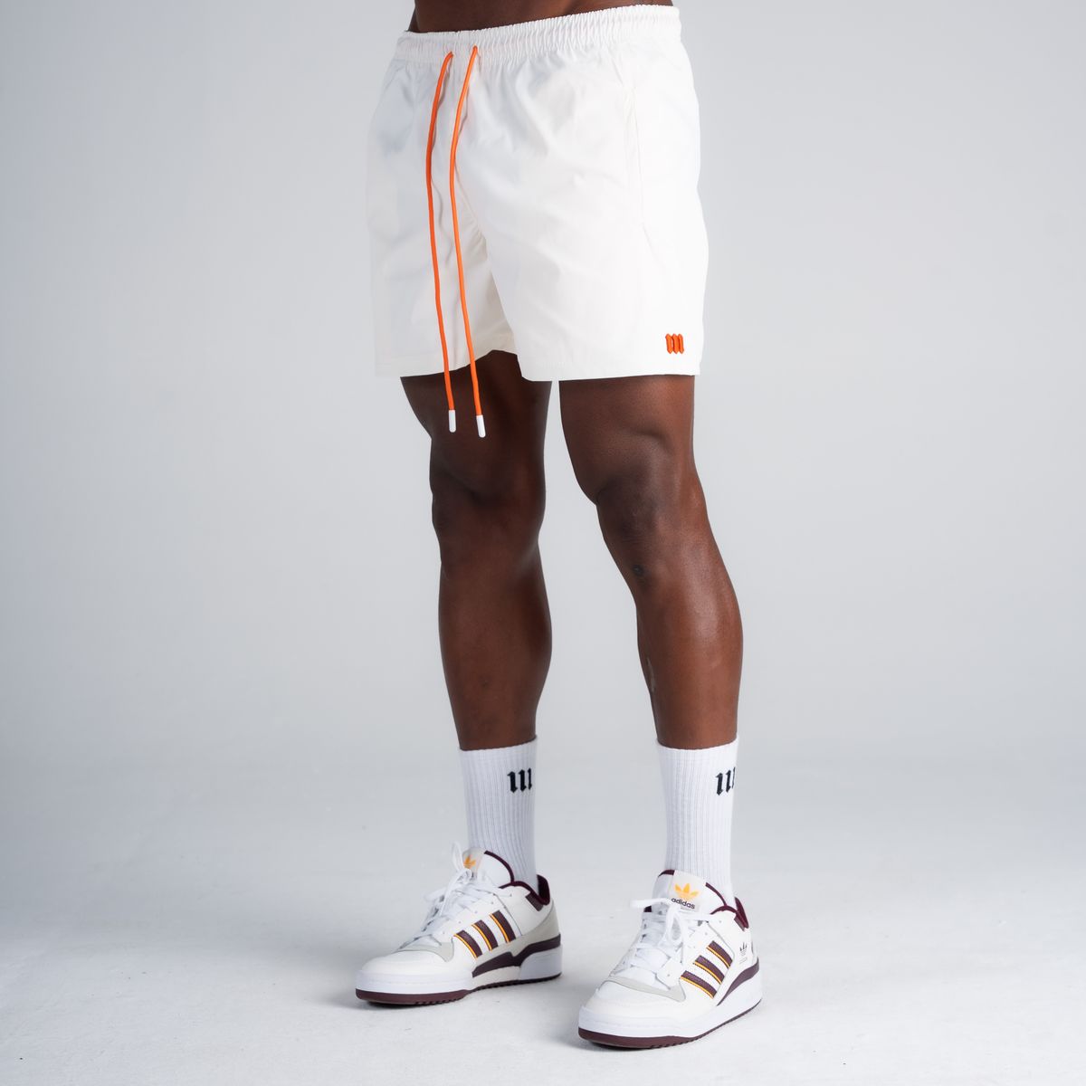 Shorts de Tactel Mith Nation Off White